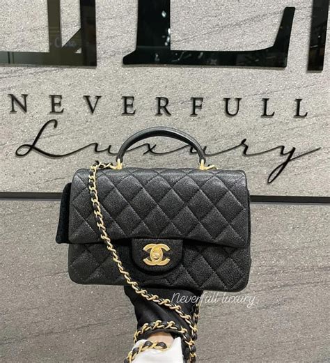 chanel wooden handle bag|chanel mini flap bag with top handle.